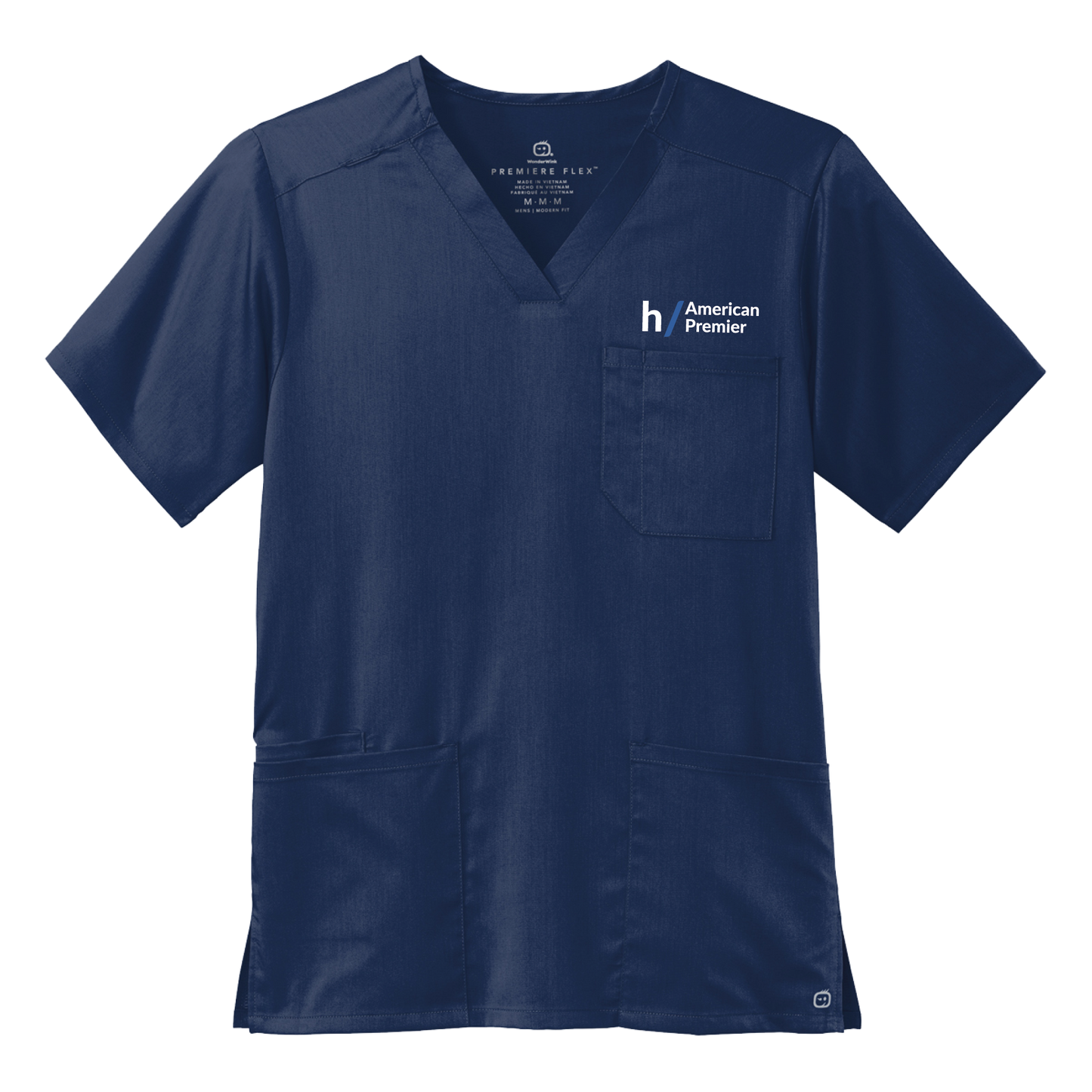 American Premier | Wink Men's Premiere Flex V-Neck Top | WW5068