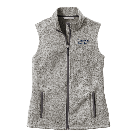 American Premier | Port Authority Ladies Sweater Fleece Vest | L236