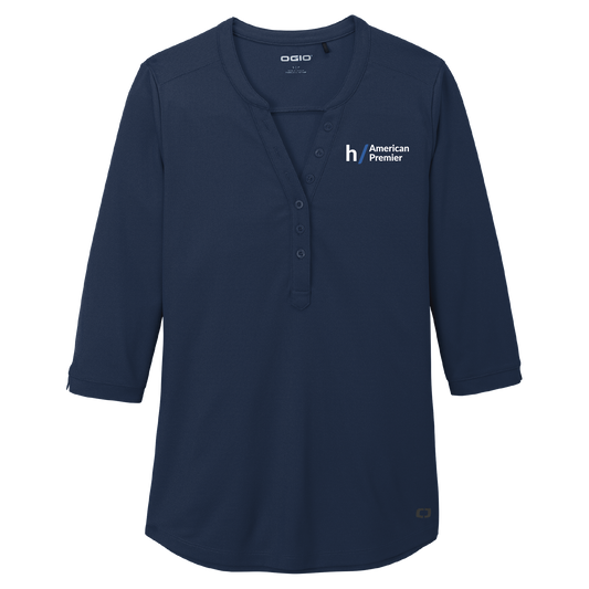 American Premier | OGIO Ladies Jewel Henley | LOG104